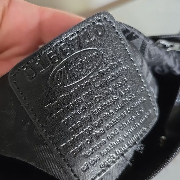 Brighton Black Pebbled Leather Shoulder Bag Women’s Purse Y2K Vibes Queen Of Lov - Picture 8 of 8